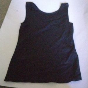Black tank top